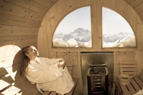Farsi Una Sauna A Cortina La Più Alta è Quella Del Rifugio Lagazuoi