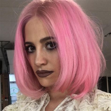 after kylie jenner s neon hair colour check out pixie lott s pink hair photos images gallery