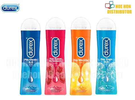 Durex Play Classic Strawberry Warming Tingle Lubricant Lube Cecair