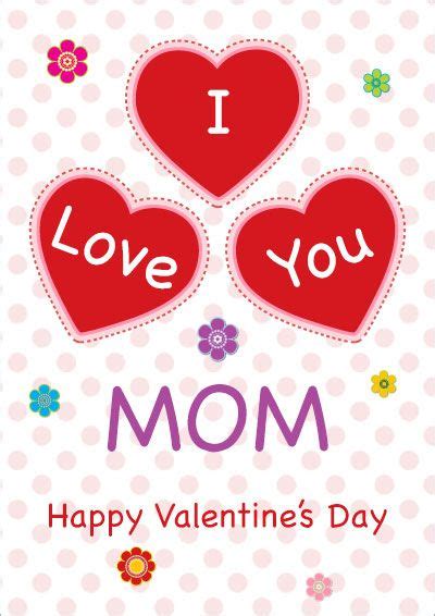 Free Printable Mom Valentine Cards
