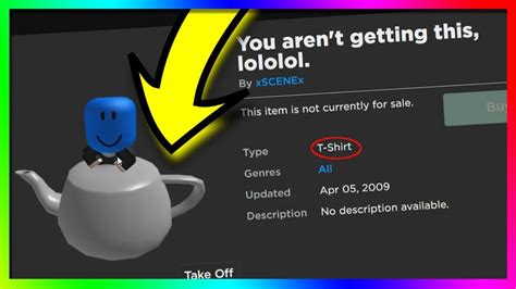This Roblox T Shirt Is Hacked Free Items Youtube