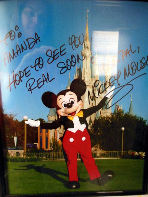 Imperfectly Possible How To Get An Autographed Photo From A Disney