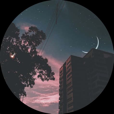 Download Aesthetic Instagram Moon Starry Night Wallpaper