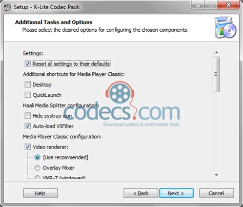 Codecs and directshow filters are needed for encoding and decoding audio and video formats. Download K-Lite Codec Pack 11.1 Full, Standard and Basic