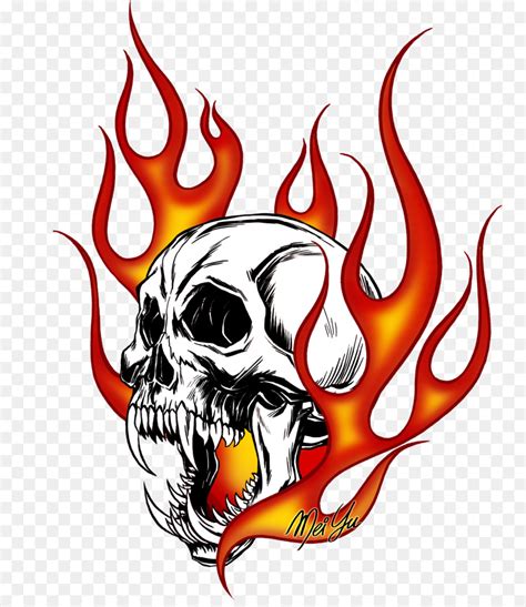 Flaming Skull Clipart At Getdrawings Free Download