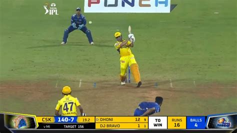 Watch Dhoni Hits Unadkat For 6 4 2 4 In A Staggering Last Ball