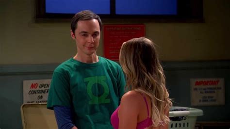 The Big Bang Theory Penny Hitting On Sheldon Youtube