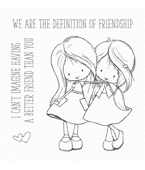 My Favorite Things Clear Stamp Definition Of Friendship