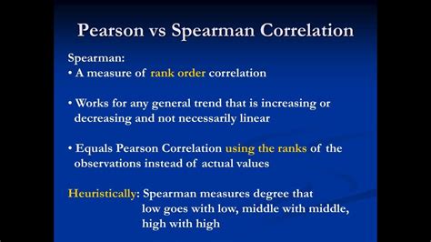 Correlation Introduction [part 2]pearson’s Product Moment Spearman’s Rank Order Correlation