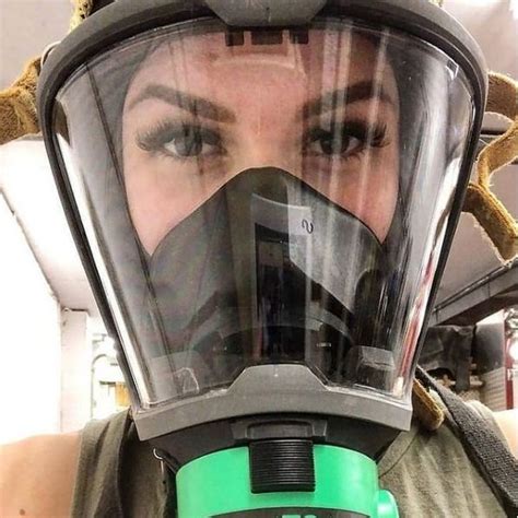 Pin By Alfonso Padilla On Female Fire Fighter In 2021 Gas Mask Girl