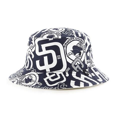 San Diego Padres Bravado Bucket White 47 Brand Hat San Diego Padres