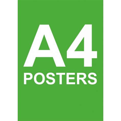 A4 Poster Printing From €100 Ireland Photo Print