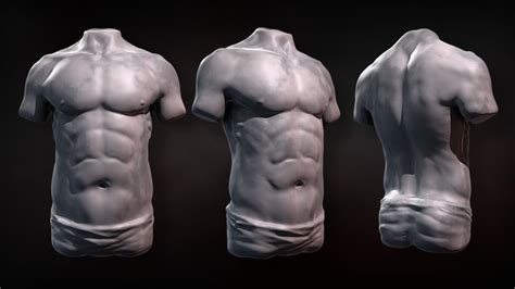 And then you have the divides like this, the. Muscles Of Torso : Carl "SelWorks" Sketchbook - The ...