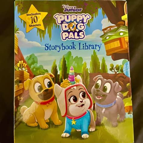 Disney Junior Puppy Dog Pals Storybook Library Boxed Set 10 Hb Books