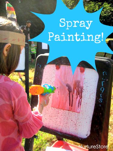 Outdoor Art Projects Spray Painting Nurturestore