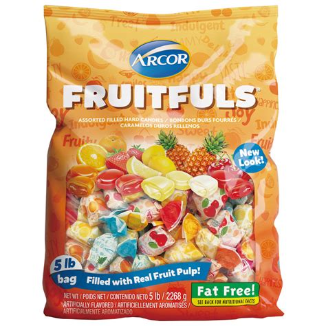 Arcor Assorted Candies Fruit Filled 5 Lb Bag