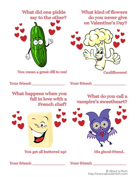 Laugh Out Loud Printable Funny Valentines Day Cards With 8 Different