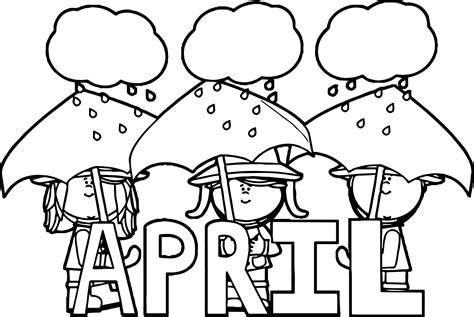 April Coloring Pages For Kids Zentangle And Coloring Pinterest Bullet