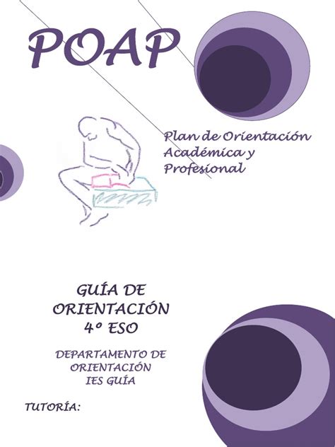 Cuaderno De Orientación 4º Eso Ies Guía Curso 2017 2018 Educación