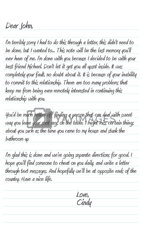 Dear John Letter By Graficallyminded Vectors And Illustrations With