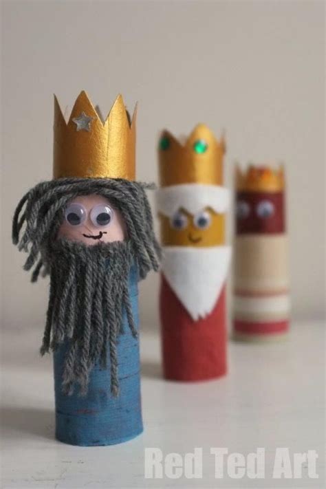 Kids Crafts 3 Kings Red Ted Art Kids Crafts Manualidades