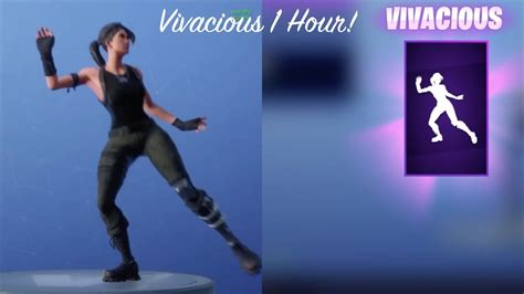 Check out my latest video: Fortnite Emote: Vivacious - One Hour (Season 6) - YouTube