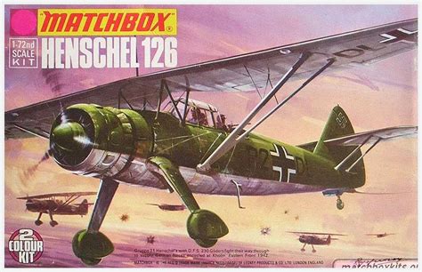 Matchbox Henschel Roy Huxley Aircraft Art Model Aircraft Plastic My