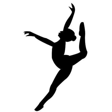 Silhouettes Of Five Realistic Ballet Dancers Psd Png Images Free 18432