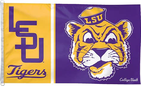 Wincraft Ncaa Lsu Tigers College Vault Flag 3 X 5 Feet