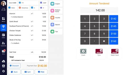 Taptouch D3 Hospitality Pos System Bundle Free Online Ordering