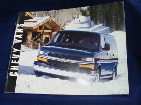 Chevy Vans Brochure Original Chevy Express Buyers Guide 65 Chevy