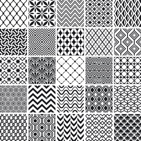 Set Of Simple Geometric Patterns Geometric Pattern Design Geometric