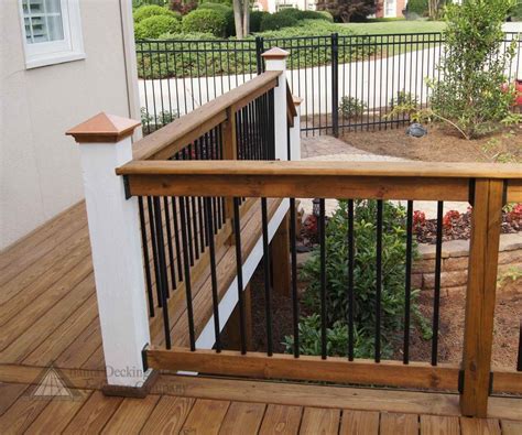 If you are going to install deck posts on concrete using post anchors, you should take a look. horizontal deck railing designs - Bing images (с ...