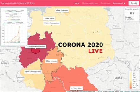 In der aktuellen lage übermitteln die meisten ämter sogar täglich. Live Corona Karte Deutschland. Verlauf für die Bundesländer