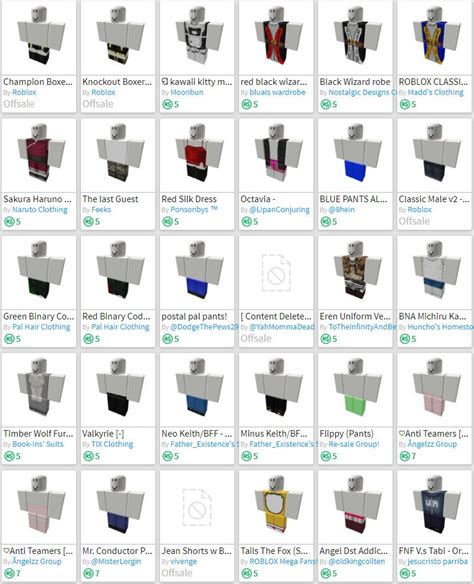 My Roblox Inventory Pants P3 By Stormfx93rblx On Deviantart