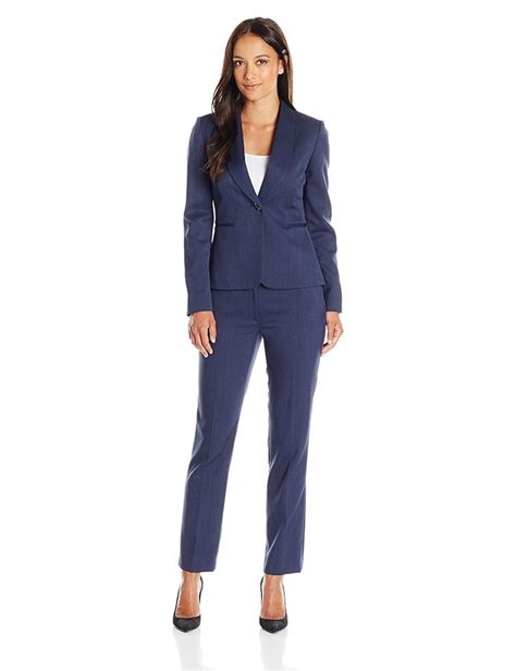 Tahari By Arthur S Levine Womens Petite Size Novelty One Button Pant