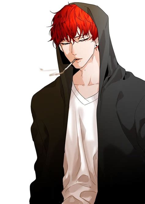 R~e~d Hair Anime Boy Cute Anime Guys Anime Boy Hair Red Hair Anime Guy