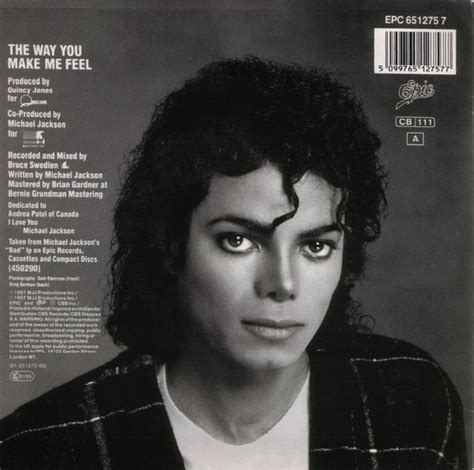 The Way You Make Me Feel De Michael Jackson 45t X 1 Chez