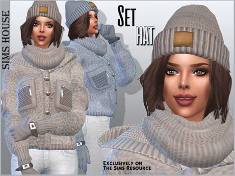 The Sims Resource Set Hat Fm