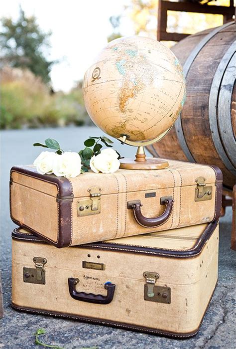 42 Adorable Vintage Suitcases Wedding Ideas Deer Pearl Flowers