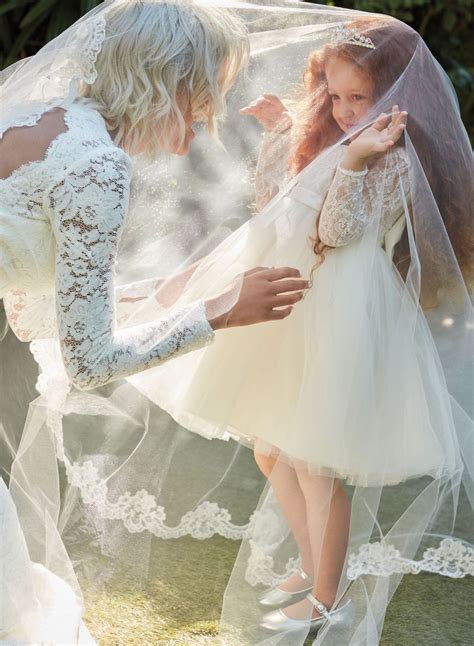 matching flower girl and wedding dresses david s bridal blog