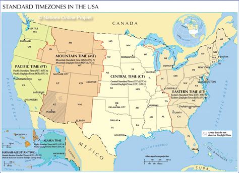 Us Time Zones Map States Name Printable Printable Us Maps Images