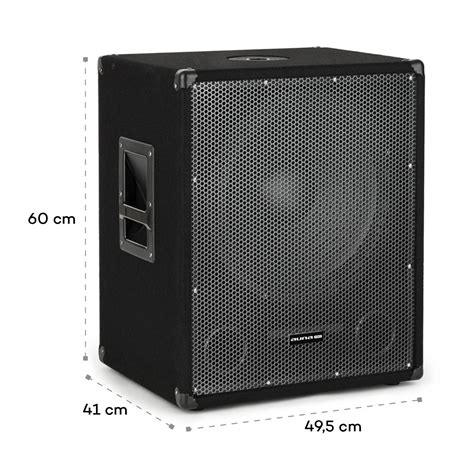 Auna Cube 1512 21 Système Sono Actif 1200w Subwoofer 15 And 2x