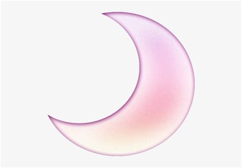 Moon Clipart Transparent Background Pink Crescent Moon Png