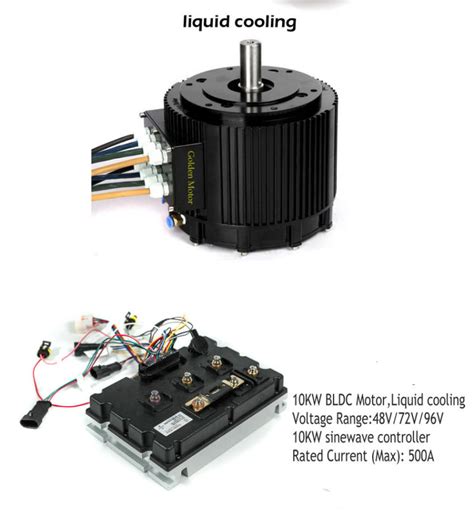 China 72v Water Cooled 10kw Bldc Motor For Electric Car Motorcycle