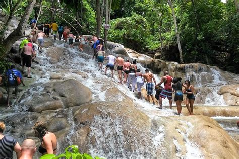 blue hole secret falls and dunn s river falls combo day trip from montego bay montego bay