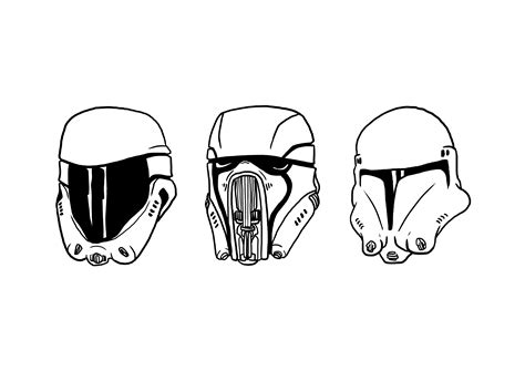Stormtrooper Helmet Drawing Step By Step