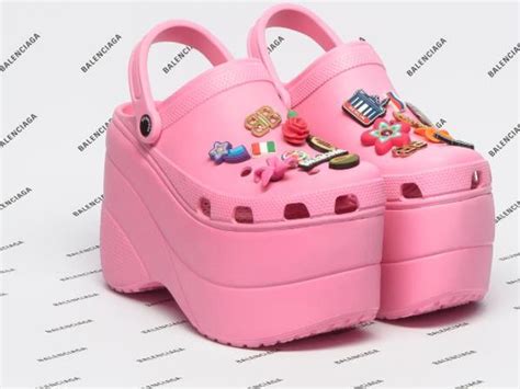 Like the balenciaga croc platforms, the crocs high heels are loaded with different charms, from the eiffel tower to a cat and a shooting star. Balenciaga x Crocs: The world's ugliest shoe just got a ...