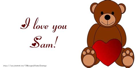 Sam Greetings Cards For Love For Sam