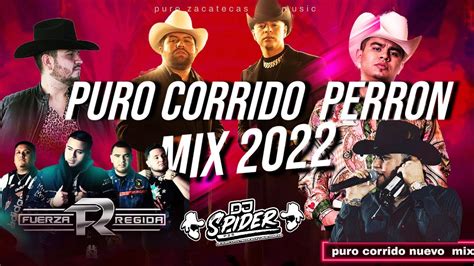 Corridos Perrones 🤠 Mix 2022 Lo Mas Nuevo Dj Spider Pzs Youtube Music